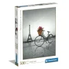 Clementoni Puzzle High Quality Collection Romantic Promenade In Paris 500 Pezzi, Puzzle Adulti