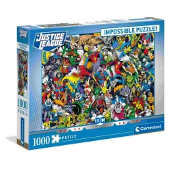 Clementoni Puzzle Impossible Justice League 1000 Pezzi