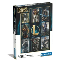 Clementoni Puzzle League Of Legends 500 Pezzi, Puzzle Adulti