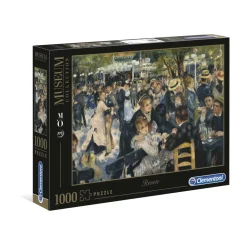 Clementoni Puzzle Museum Collection Renoir, "Bal Du Moulin De La Galette" 1000 Pezzi, Puzzle Adulti