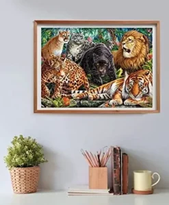 Clementoni Puzzle Wild Cats 500 Pezzi
