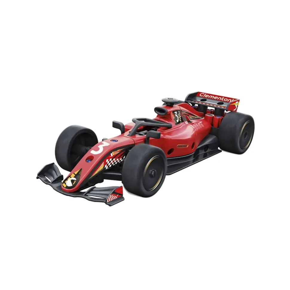 Clementoni Science & Play Build Macchina Da Corsa Rossa, 19369