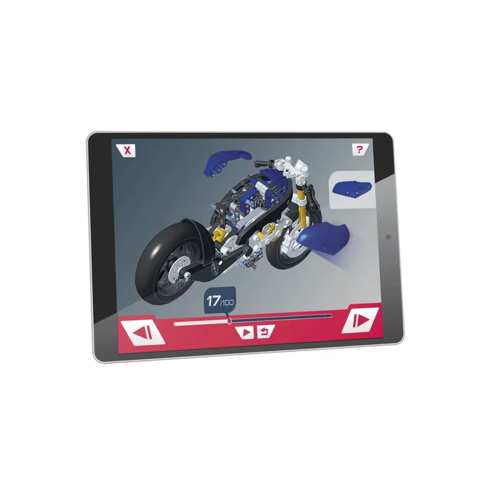 Clementoni Scienza E Gioco Build Moto Yamaha M1, Set Costruzioni