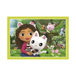 Clementoni Supercolor Puzzle Gabby'S Dollhouse 1 12 + 1 16 + 1 20 + 1 24 Pezzi, Puzzle Bambini 3 Anni