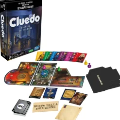 Cluedo Escape Furto Al Museo, Un Gioco Di Misteri Ed Enigmi In Versione Escape Game, Un Gioco Da Tavolo Cooperativo Per Famiglie, Dai 10 Anni In Su, Da 1 A 6 Giocatori