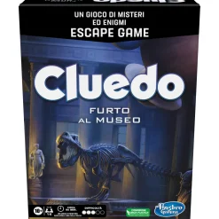 Cluedo Escape Furto Al Museo, Un Gioco Di Misteri Ed Enigmi In Versione Escape Game, Un Gioco Da Tavolo Cooperativo Per Famiglie, Dai 10 Anni In Su, Da 1 A 6 Giocatori
