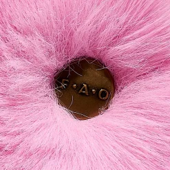 Coniglietto Di Peluche Chibi Rosa, 25 Cm