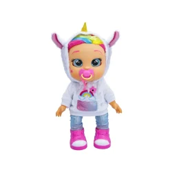 Cry Babies First Emotions Dreamy Bambola Interattiva Con Circa 70 Espressioni Realistiche: Piange, Mangia, Dorme, Ride Come Un Bebe Vero; Ha 4 Accessori E Indossa Vestitini Veri