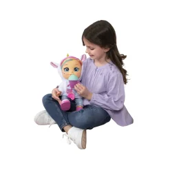 Cry Babies First Emotions Dreamy Bambola Interattiva Con Circa 70 Espressioni Realistiche: Piange, Mangia, Dorme, Ride Come Un Bebe Vero; Ha 4 Accessori E Indossa Vestitini Veri
