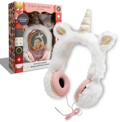 Cuffie Di Peluche Unicorno Con Jack 3,5 Mm