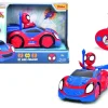 Dickie- Radiocomando Spidey Web Crawler, +3 Anni, Cm 17, Scala 1:24, 1 Canale