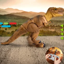 Dinosauro T-Rex Radiocomandato Con Suoni Realistici