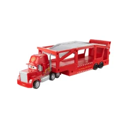 Disney Pixar Cars Mack Trasportatore, Camion Da 33 Cm Con Rampa Per Trasportare 12 Macchinine