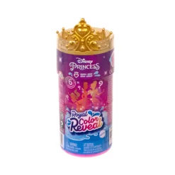 Disney Princess Royal Color Reveal, Bambola Con 6 Sorprese Da Scoprire Tra Cui Un Personaggio, Ispirata Ai Film Disney, Giocattolo Per Bambini, 3+ Anni, Hmb69