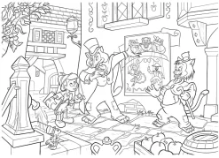 Disney Puzzle Df Maxi Floor 35 Pinocchio