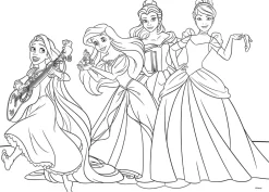 Disney Puzzle Df Maxi Floor 35 Princess