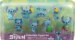 Disney Stitch Set 8 Mini Personaggi Collezionabili
