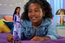 Disney Wish Asha Di Rosas, Bambola Snodata Con Capelli Intrecciati E Accessori