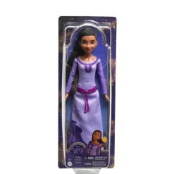 Disney Wish Asha Di Rosas, Bambola Snodata Con Capelli Intrecciati E Accessori