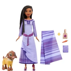 Disney Wish Set Avventure, Con Bambola Asha Di Rosas, Cucciolo Valentino, Star E Accessori