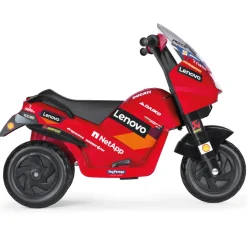 Divertimento In Pole Position Con La Moto Elettrica Ducati Con Luci E Suoni Peg Perego