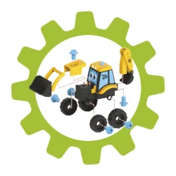 Escavatore Jcb Con Trapano Avvitatore