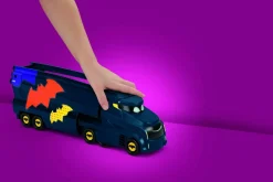 Fisher-Price Dc Batwheels Bat-Autotreno, Playset Autotreno Con Rampa E Veicolo Bam Batmobile