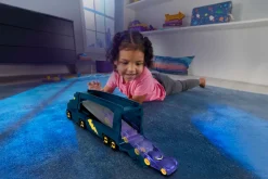 Fisher-Price Dc Batwheels Bat-Autotreno, Playset Autotreno Con Rampa E Veicolo Bam Batmobile