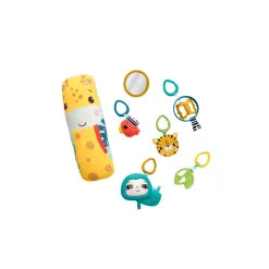 Fisher-Price Palestrina Sensoriale Cuccioli Della Natura 3-In-1, Tappetino Per Giocare Dalla Nascita Fino Ai Primi Passi Con 5 Giochi Sensoriali, Luci, Suoni, Giocattolo, 0+ Anni, Hjw08