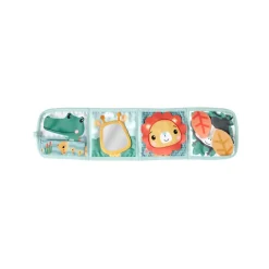 Fisher-Price Pannello Interattivo Tummy Time, Gioco Sensoriale, 8 Pannelli Con Immagini Di Amici Animaletti E Suoni Per Tante Attivita E Per Esplorare, Giocattolo, 0+ Anni, Hml63