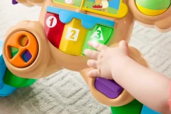 Fisher-Price Ridi & Impara Cagnolino Primi Passi Edizione Multilingue, Giocattolo Musicale Per Camminare; Per Neonati E Bambini Piccoli Da 6 A 36 Mesi