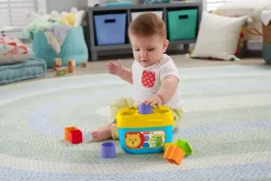 Fisher-Price, Secchiello Con Cercaforme, 10 Blocchi Assortiti, Bambini 6 Mesi+