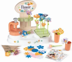 Flower Market Laboratorio Dei Fiori, +3 Anni, Crea I Tuoi Fiori, 104 Accessori, Made In France