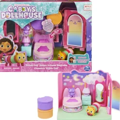 Gabby'S Dollhouse, La Camera Da Letto Di Cuscigatta, Mini Playset Stanze Della Casa, Giochi Per Bambini Dai 3 Anni In Su