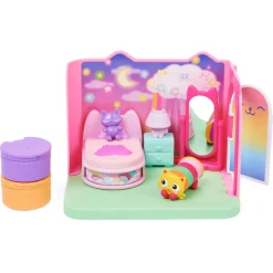 Gabby'S Dollhouse, La Camera Da Letto Di Cuscigatta, Mini Playset Stanze Della Casa, Giochi Per Bambini Dai 3 Anni In Su