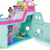 Gabby'S Dollhouse, La Nave Da Crociera Di Gabby, Con 2 Personaggi, Giocattoli A Sorpresa E Accessori Per La Casa Delle Bambole, Giocattoli Per Bambine E Bambini Dai 3 Anni In Su
