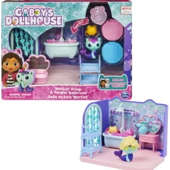 Gabby'S Dollhouse, La Sala Da Bagno Di Siregatta, Mini Playset Stanze Della Casa, Giochi Per Bambini Dai 3 Anni In Su