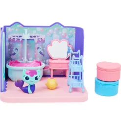 Gabby'S Dollhouse, La Sala Da Bagno Di Siregatta, Mini Playset Stanze Della Casa, Giochi Per Bambini Dai 3 Anni In Su