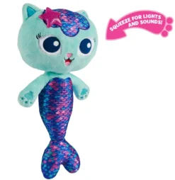 Gabby'S Dollhouse, Peluche Con Funzioni Di Siregatta, Alto 35,6 Cm, Con Luci, Musica E Frasi,