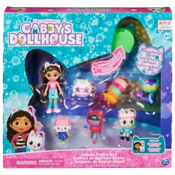 Gabby'S Dollhouse, Set Di Personaggi A Tema Festa Da Ballo Con Bambola Di Gabby, 6 Gatti Giocattolo E Accessori, Per Bambini Dai 3 Anni In Su.