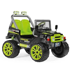 Gaucho Sport. Divertimento Esagerato Anche Sullo Sterrato! Fuoristrada Elettrico Per Bambini A 2 Posti. Dai 3 Anni, 12 V Peg Perego