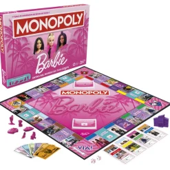 Hasbro Gaming Monopoly Barbie, Gioco Da Tavolo, Giochi Per Famiglie Per 2-6 Giocatori, Dagli 8 Anni In Su