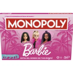 Hasbro Gaming Monopoly Barbie, Gioco Da Tavolo, Giochi Per Famiglie Per 2-6 Giocatori, Dagli 8 Anni In Su