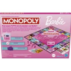 Hasbro Gaming Monopoly Barbie, Gioco Da Tavolo, Giochi Per Famiglie Per 2-6 Giocatori, Dagli 8 Anni In Su