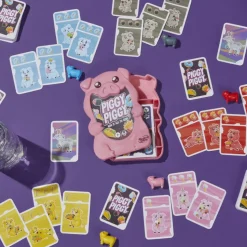 Hasbro Gaming Piggy Piggy, Gioco Di Carte Divertente Per Famiglie, Da 2 A 6 Giocatori, Dai 7 Anni In Su