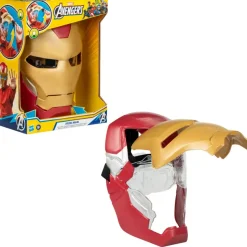 Hasbro Marvel Avengers, Maschera Flip Fx Di Iron Man, Con Effetti Luminosi, Replica Per Giochi D'Imitazione