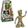 Hasbro Marvel Studios I Am Groot, Groot Balla E Cresce, Action Figure Interattiva Da 34 Cm, Giocattoli Marvel