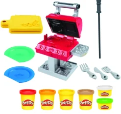 Hasbro Play-Doh Kitchen Creations Barbecue, Per Bambini Dai 3 Anni In Su, Con 6 Colori Atossici
