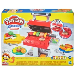 Hasbro Play-Doh Kitchen Creations Barbecue, Per Bambini Dai 3 Anni In Su, Con 6 Colori Atossici
