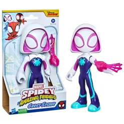 Hasbro Spidey E I Suoi Fantastici Amici Mega Ghost-Spider, Action Figure Da 22,5 Cm, Dai 3 Anni In Su